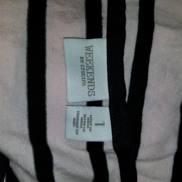 Weekends by Chico's pink & black size 1 Lace-up - Picture 5 of 7